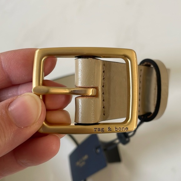 Rag & Bone Boyfriend Belt-Dune Size S - Picture 6 of 13